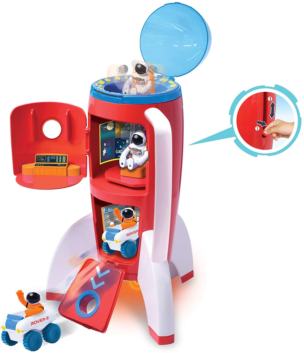 Cohete Especial Con Luz Y Sonido Astro Venture Wabro - Imagen 4