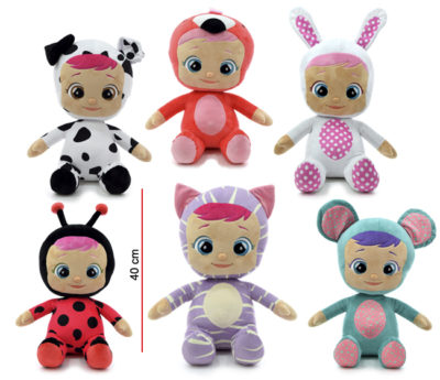 Muñeca Peluche Cry Babies 40 Cm Phi Phi