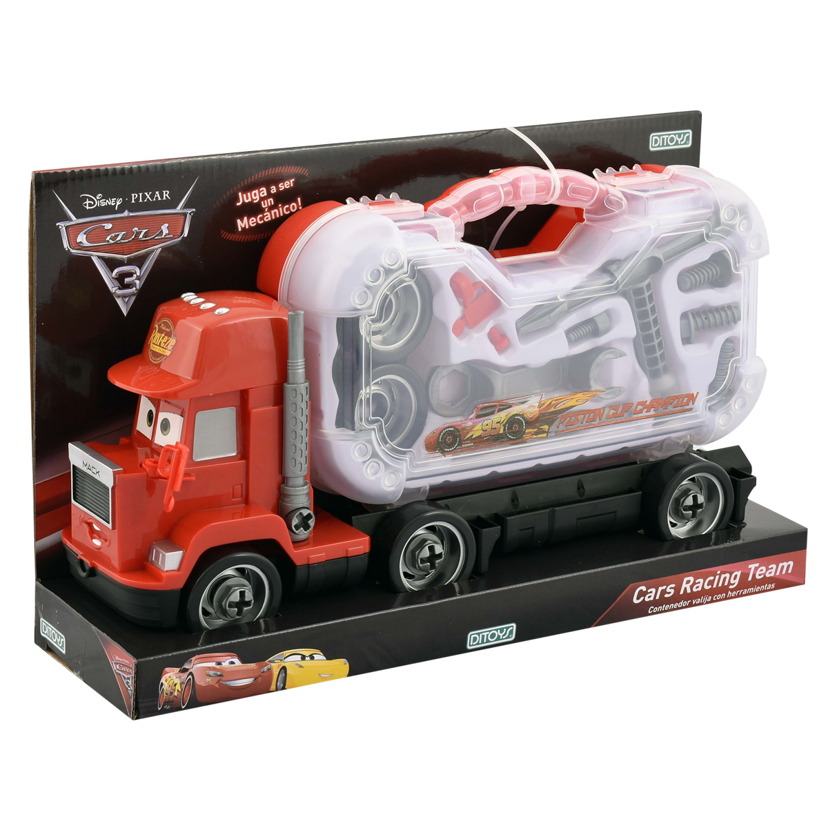 Camion Mack Cars Racing Team Con Herramientas Ditoys