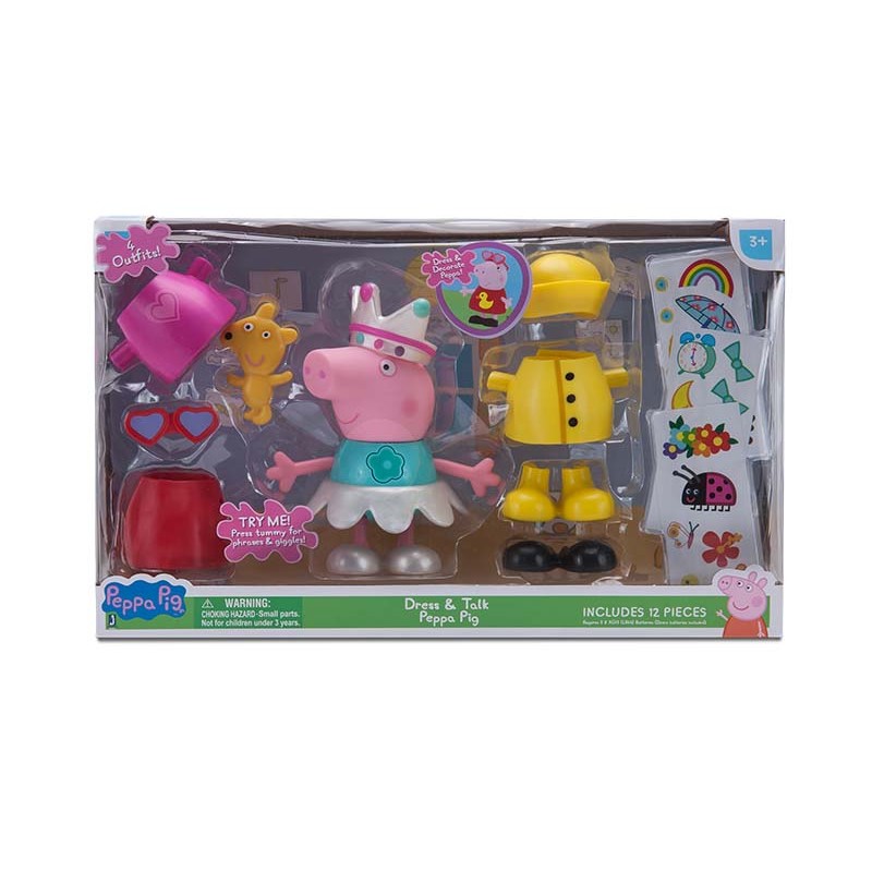Peppa Pig Figura 13 Cm Con Sonido Y Accesorios Caffaro Hnos.