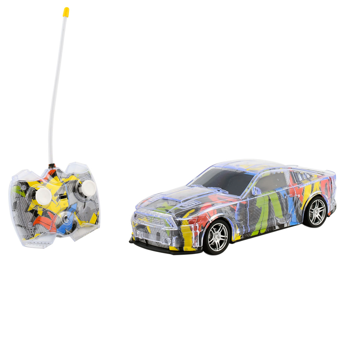 Auto Flashing Grafitti Car Radio Control Luces Led Original Ditoys