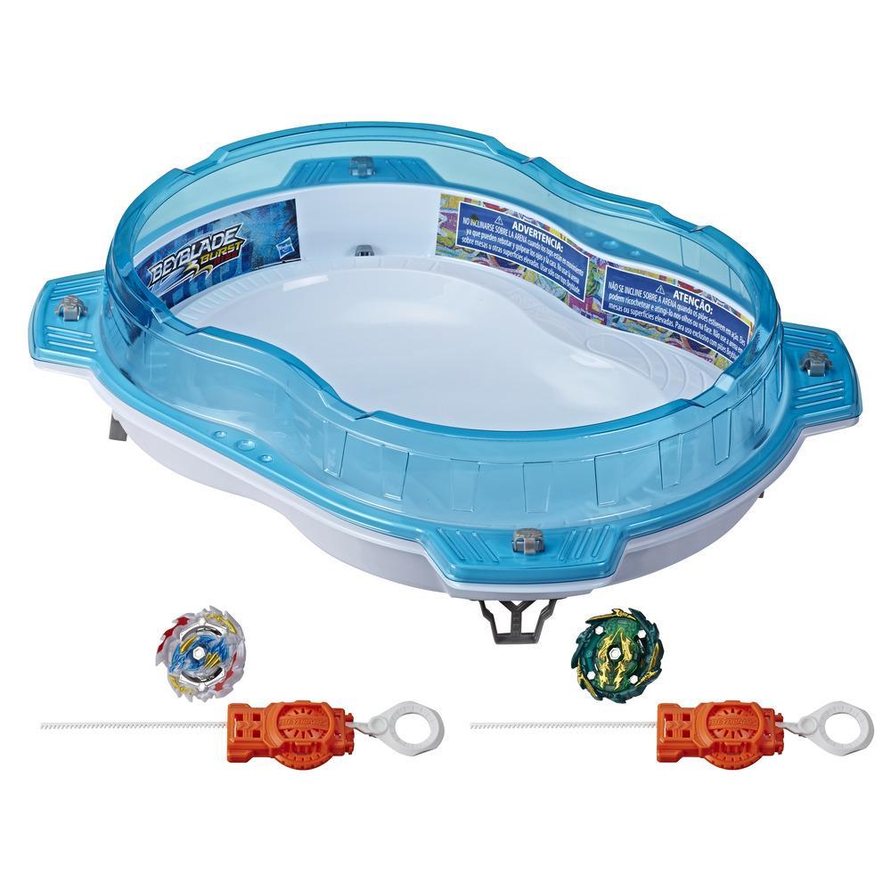 Beyblade Burst Rise Hypersphere Set Completo Con Arena Beystadium Hasbro
