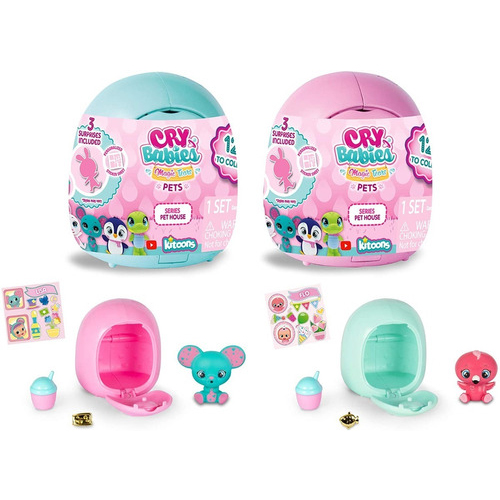 Muñeca Cry Babies Magic Tears Pet House Serie 1