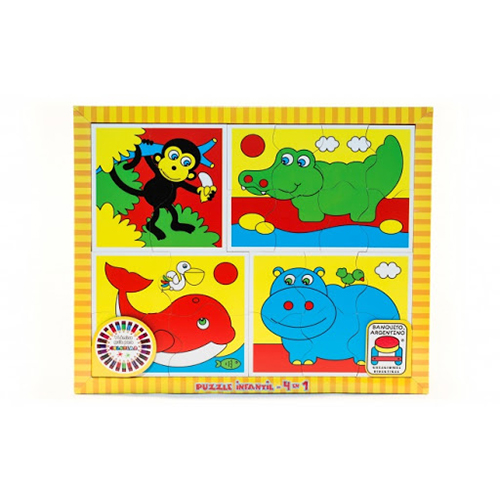 Rompecabezas 4 En 1 Progresivo Original Banquito Argentino - Imagen 5