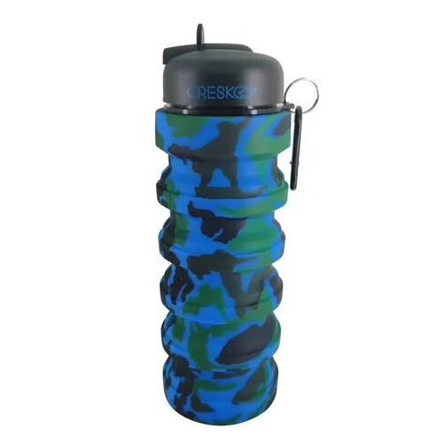 Botella Silicona Plegable Camuflada Original Cresko - Imagen 2