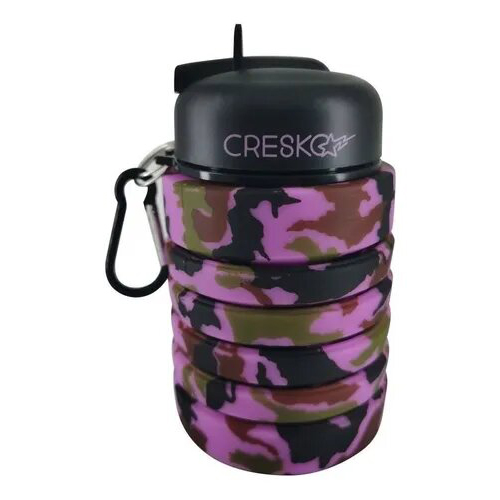Botella Silicona Plegable Camuflada Original Cresko - Imagen 4
