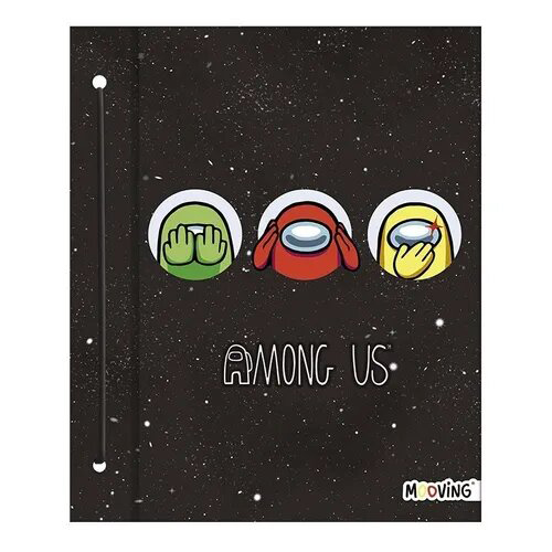 Carpeta Numero 3 Con Cordon Among Us Original Mooving