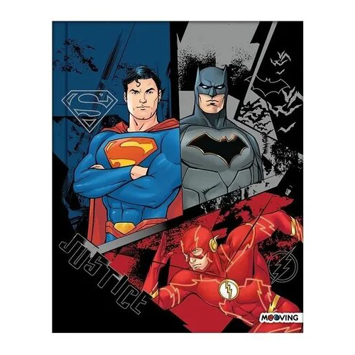 Cuaderno Tapa Dura Cosido 48 Hojas Liga Justicia Mooving