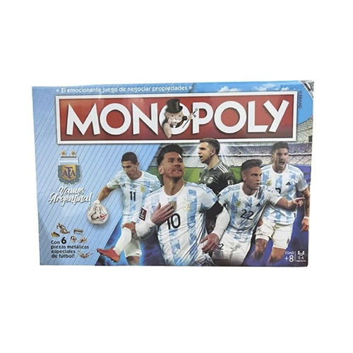 Monopoly Selección Argentina AFA Family Strategy Board Game by Toyco  (Spanish)