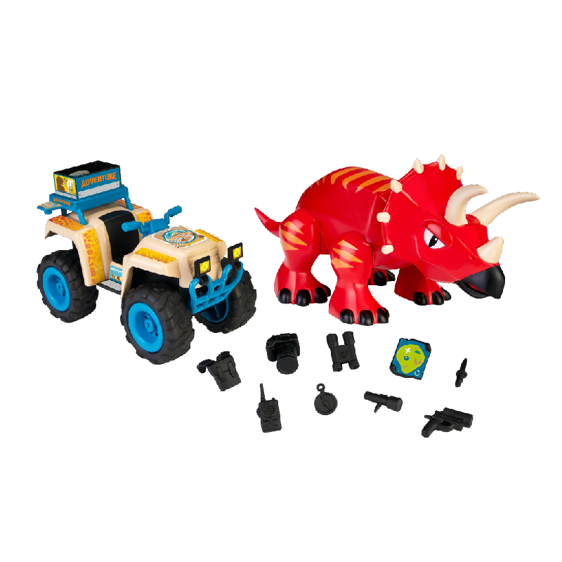 Playset Pinypon Action Quad Con Dinosaurio Original - Imagen 2