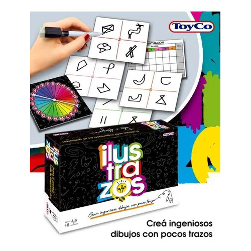 Juego De Mesa Ilustrazos Original Toyco
