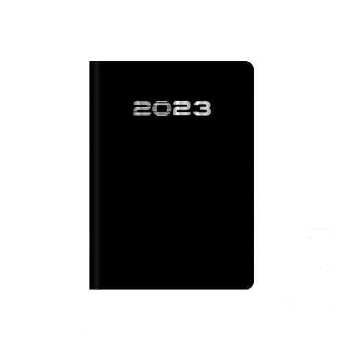 Agenda 2023 Dia Por Dia 14x20 Colombia Negro Original
