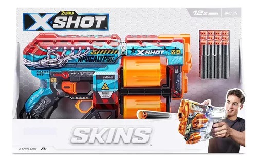 Lanzador De Dardos Skins Dread X 12 Municiones Original - Imagen 3