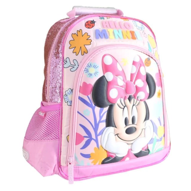 Mochila 14 Espalda Minnie Mouse Original Cresko - Imagen 4