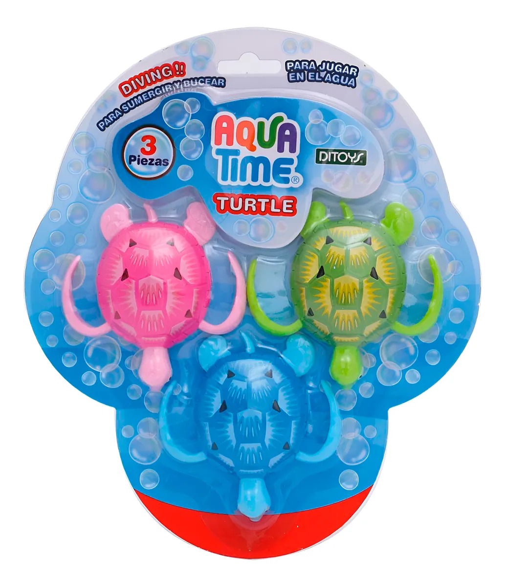 Tortugas De Mar Para Sumergir Aqua Time Original Ditoys