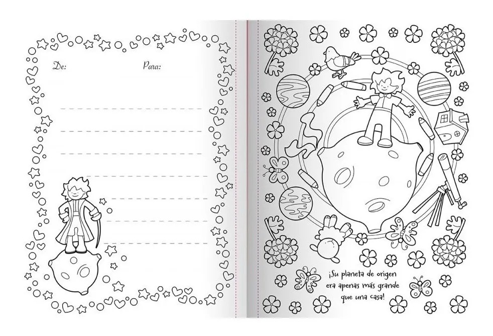 El Principito Colorearte Original Concepto - Imagen 3