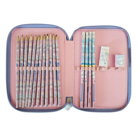 Cartuchera 2 pisos Cinnamoroll Rainbow Original Cresko - Imagen 3