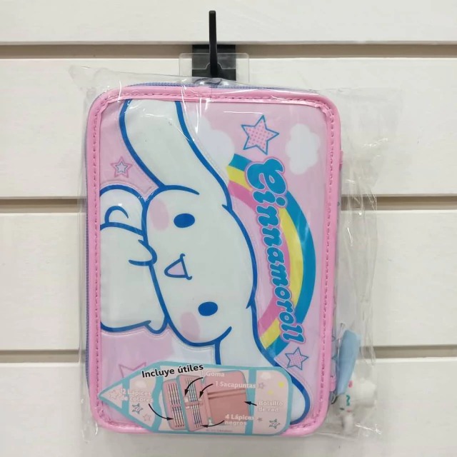 Cartuchera 2 pisos Cinnamoroll Rainbow Original Cresko - Imagen 4